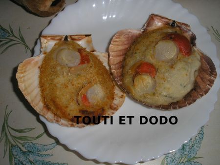 Coquilles st jacques