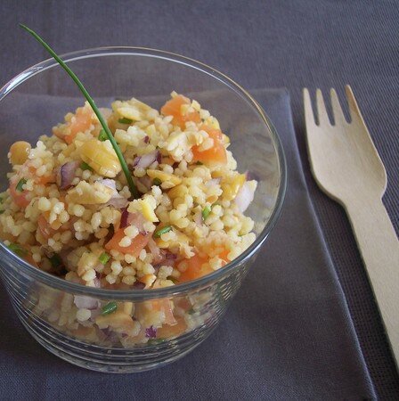 Salade aux Céréales et au Saumon recettes Röstis au saumon fumé (test n°1)