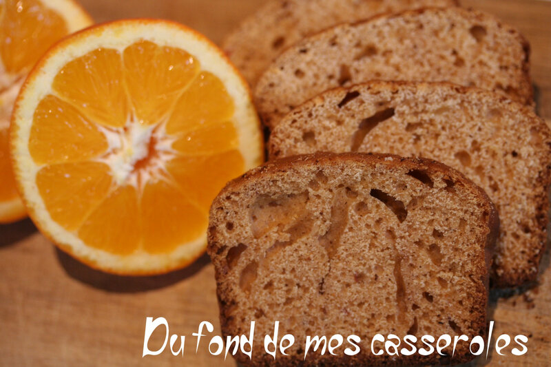 Pain d'épices à la confiture d'orange