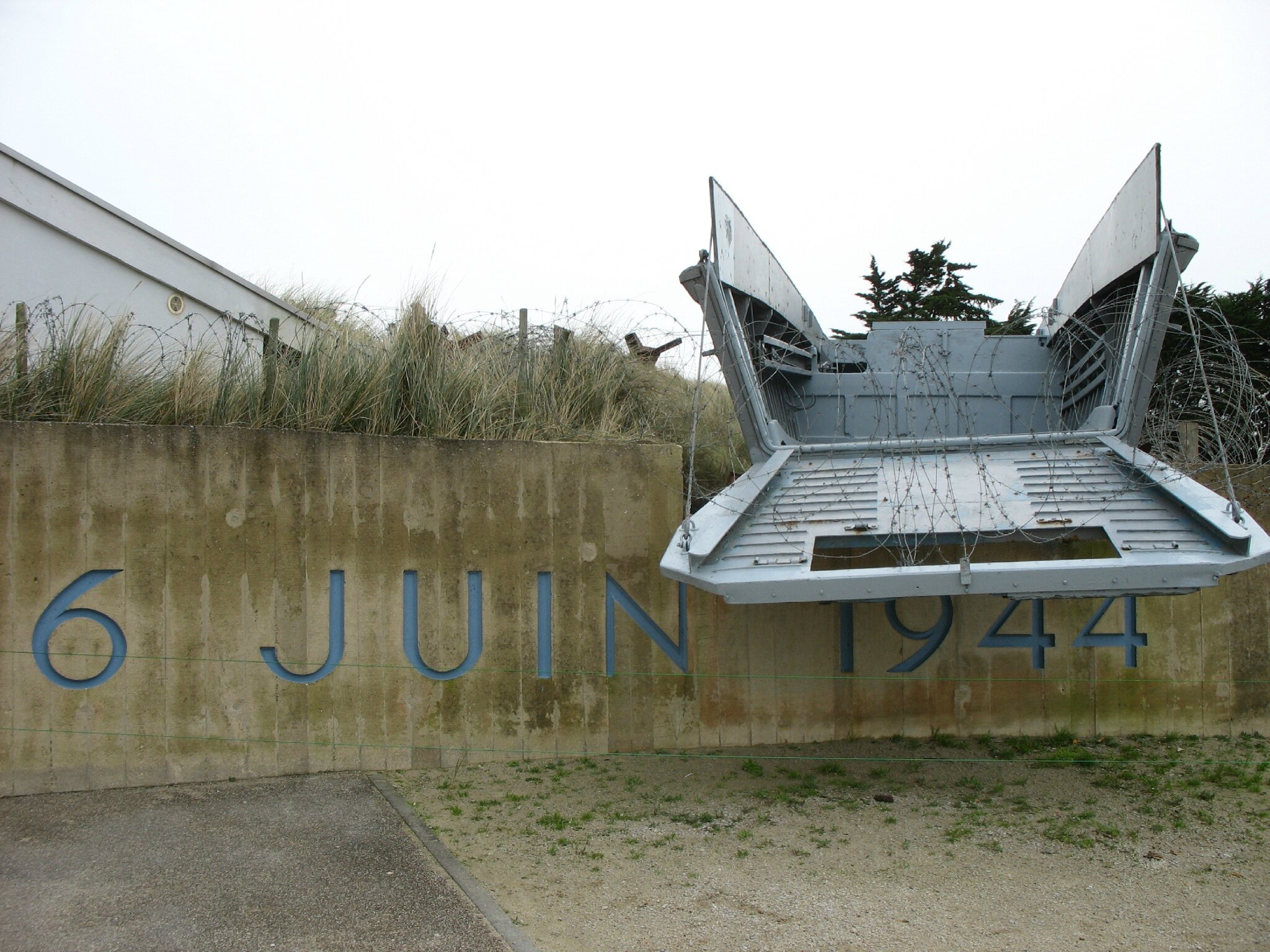 Utah Beach, musée du Débarquement, barge (50)