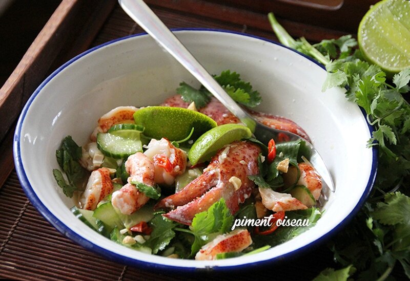 salade de homard à la thaïe