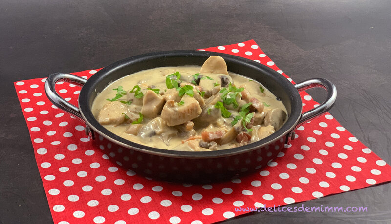 Fricassée de poulet aux champignons 2