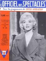 1960 L'officiel des spectacles France