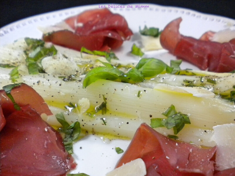 Asperges blanches à la bresaola 3