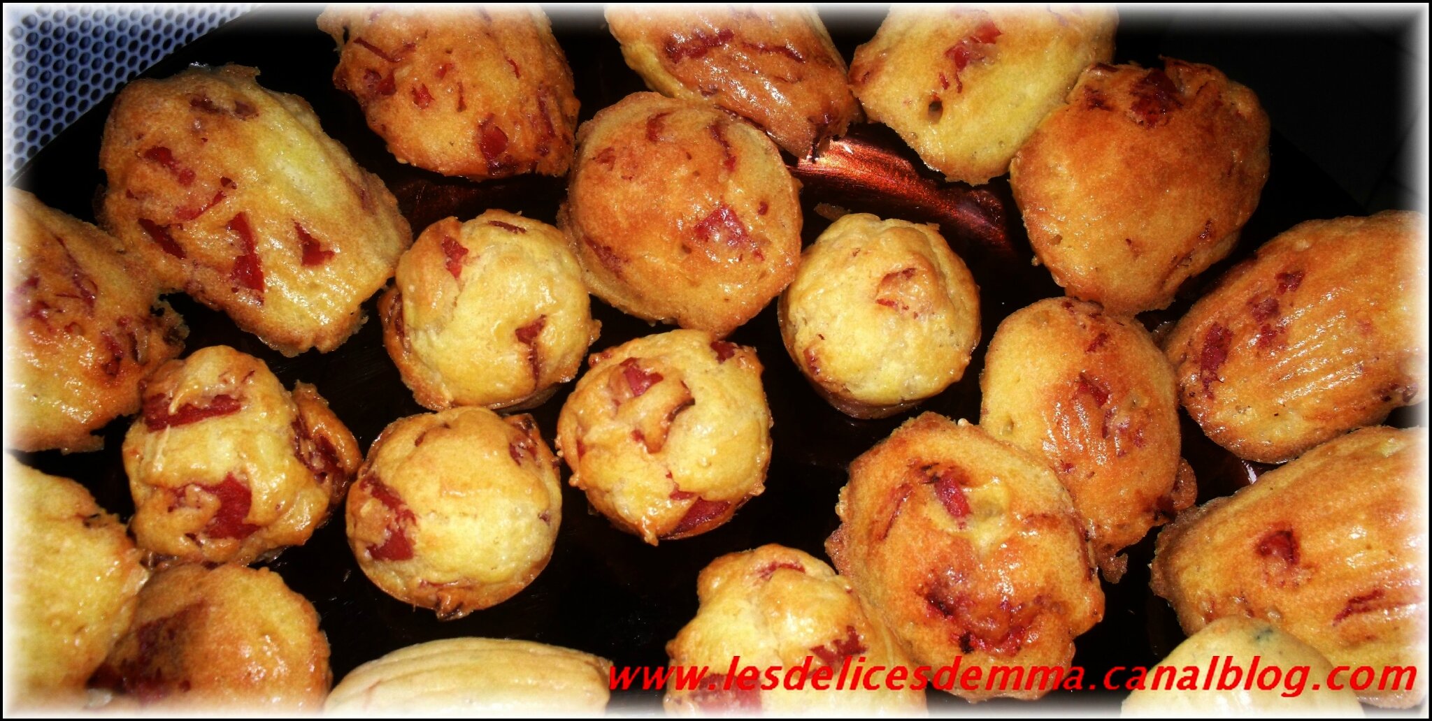 Madeleines au chorizo - Les délices d&amp;#39;Emma