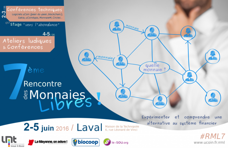 7èmes Rencontres Mondiales Monnaies Libres juin 2016 Laval Mayenne