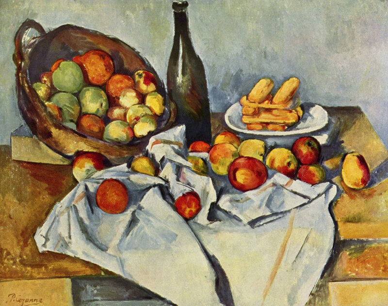 Le panier de pommes, par_Paul Cézanne