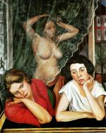 Kaufmann, Arthur, Trois jeunes filles à la fenêtre 1927