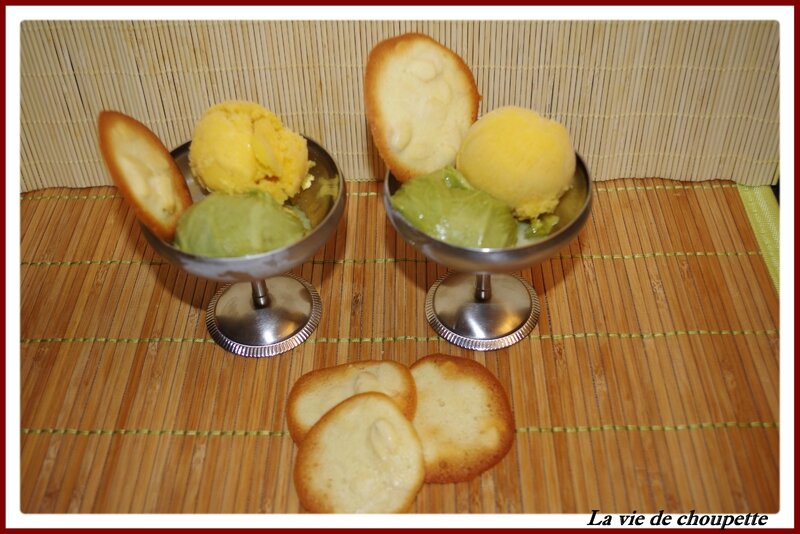 sorbet thé matcha et fleurons apt-5