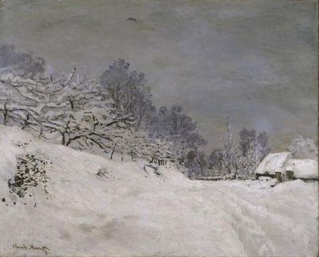 Claude Monet neige