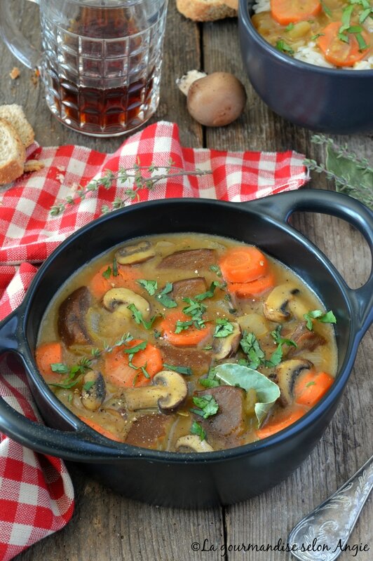 seitan à la bière vegan