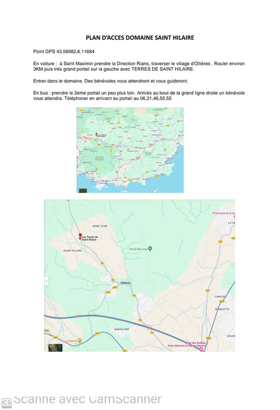 Plan d'accès domaine de Saint Hilaire_1