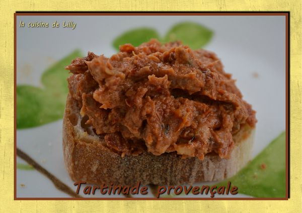 tartinade provençale