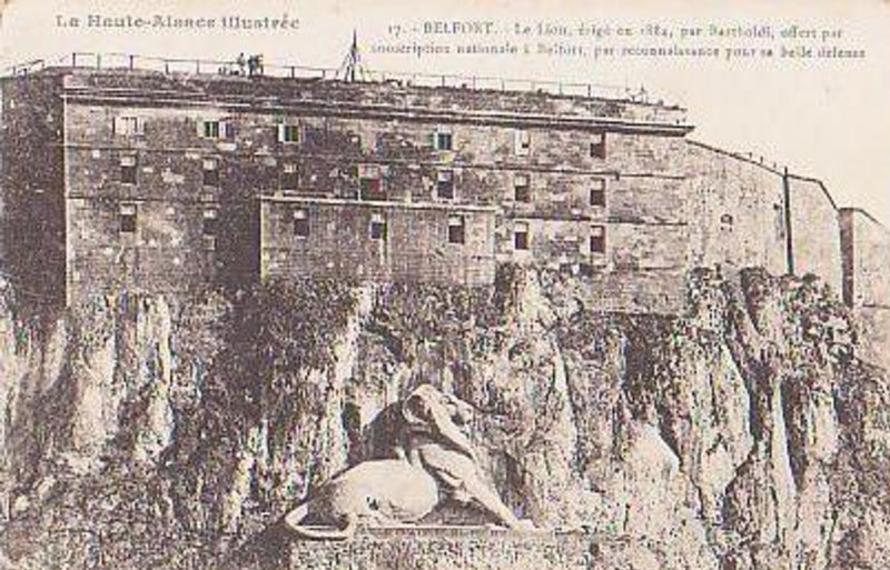 CPA Belfort Château & Lion Delcampe adaman R