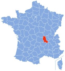 carte départements France et Loire