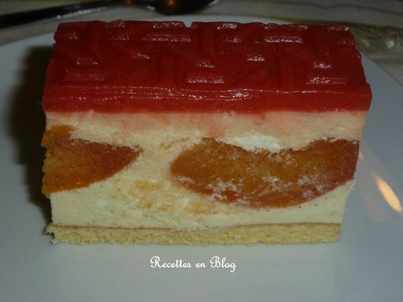 entremets pêche melba5