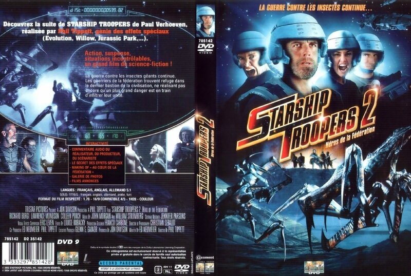 Jaquette Starship Troopers 2 : Héros de la Fédération (2004)