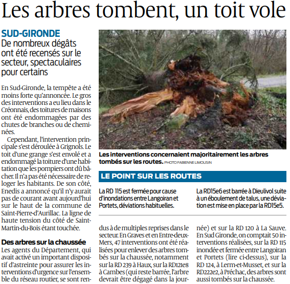 2019 12 23 SO Les arbres tombent un toit vole
