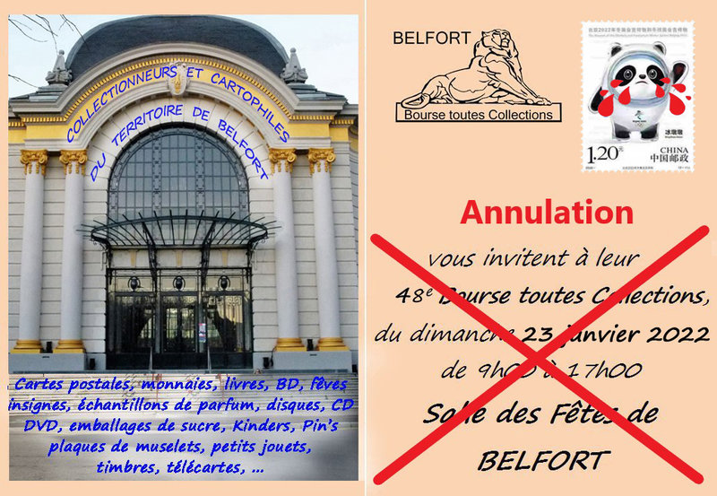 2022-XX Ecarte annonce Bourse 23 janvier 2022 annulée V2