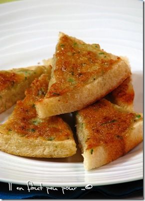 toasts porc crevette
