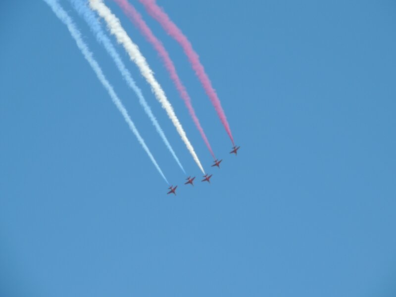 Patrouille du Royaume-Uni Red Arrows de la Royale Air Force (6)