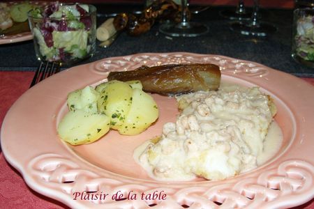Filet de pangasius sauce aux crevettes