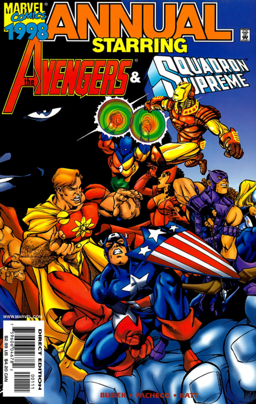 avengers 1998 annual avengers & squadron supreme