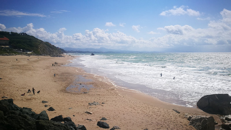 Biarritz, plage d'Ilbarritz (64)