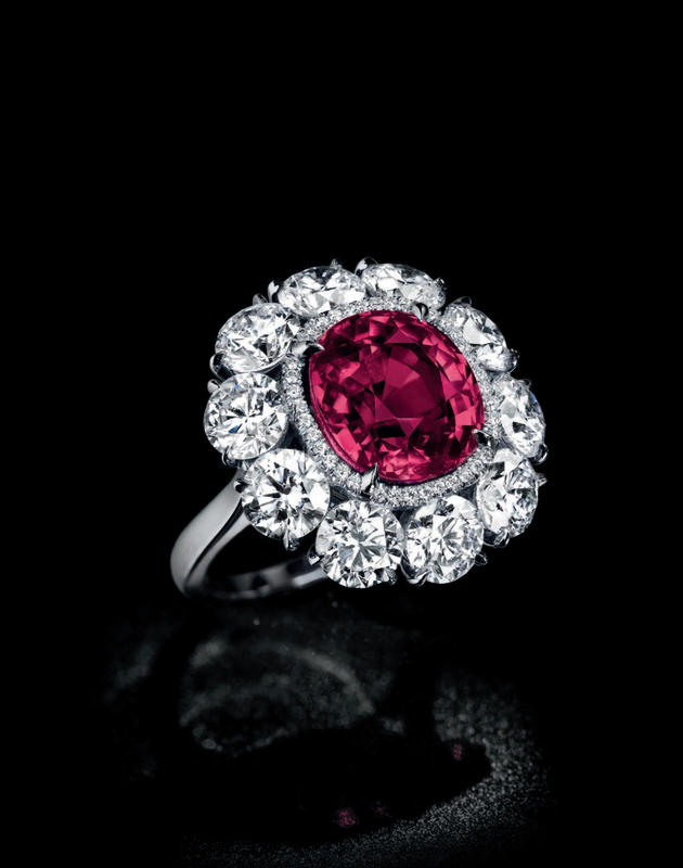 An exceptional ruby and diamond ring