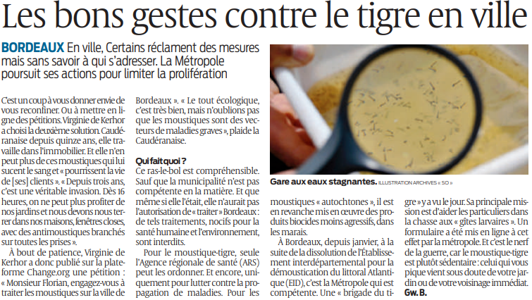 2020 05 31 SO Les bons gestes conre le tigre en ville