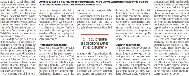 2022 07 25 SO marc vermeulen chef du sdis 33 sang-froid contre vents chauds 2