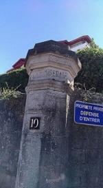 Vestige de La Mimoseraie à Biarritz © FX Farine