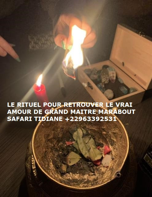 LE RITUEL POUR RETROUVER LE VRAI AMOUR 1