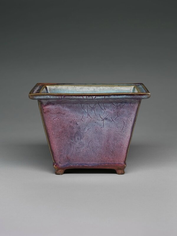 Rectangular Flowerpot with Four Small Feet, Ming dynasty, 1368-1644, probably 15th century, 1942