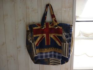 Sac de plage motifs anglais