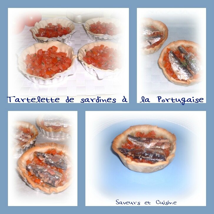 Tartelette de sardine à la Portugaise