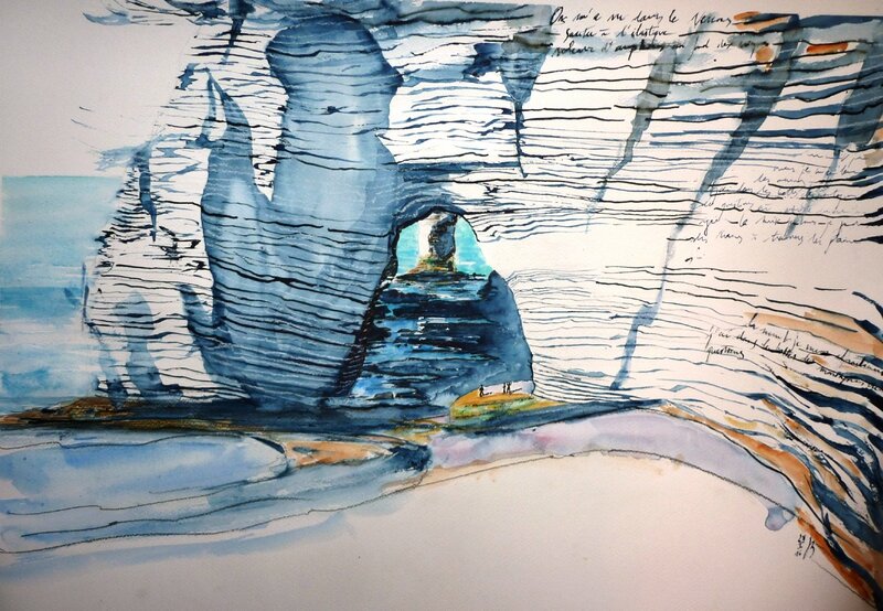 3 hommes dans le paysage