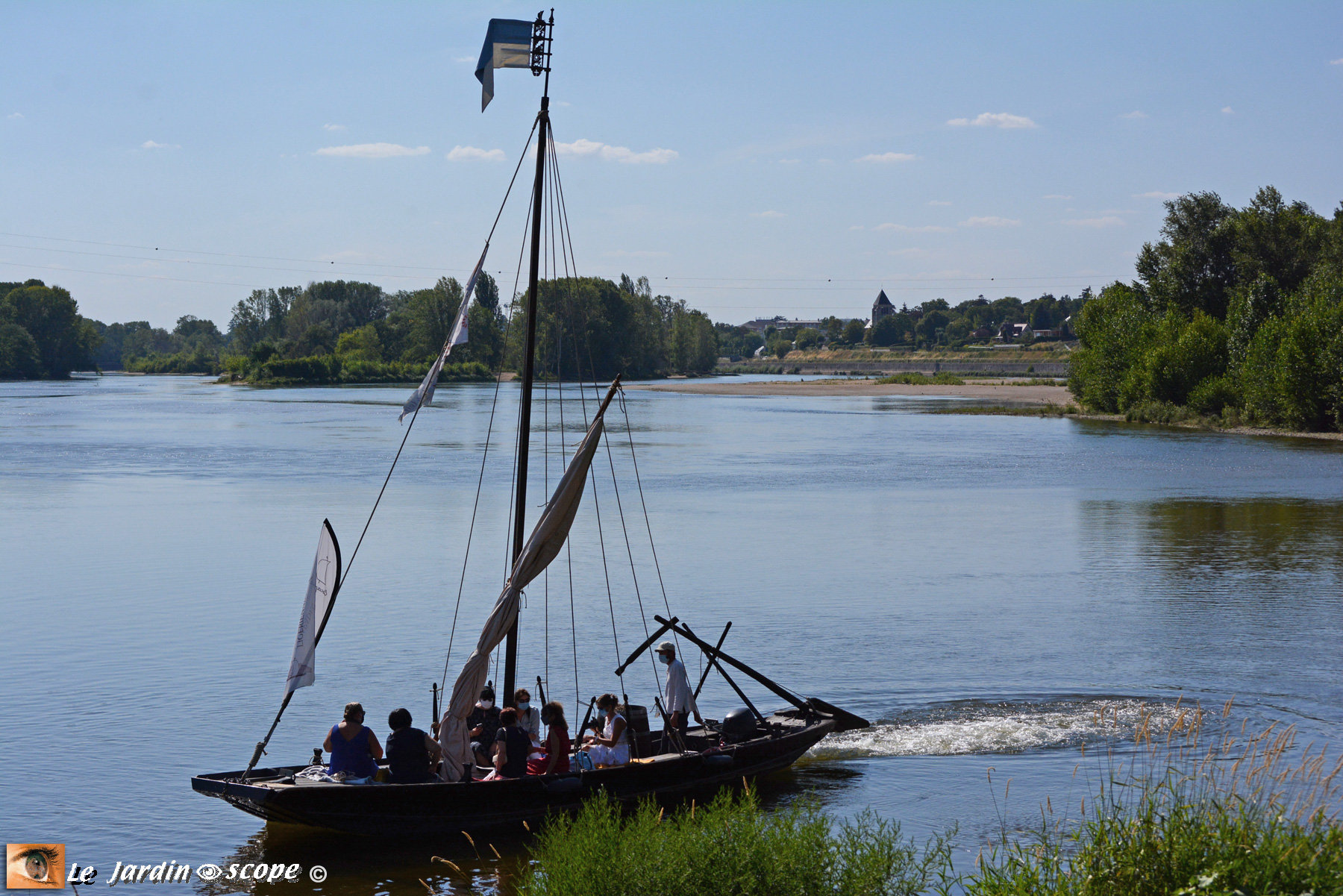 Navigation ligérienne à Combleux