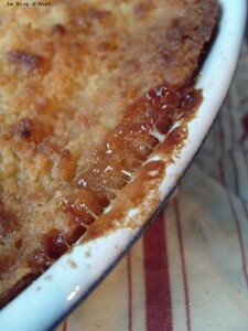 Apple crumble et caramel fleur de sel