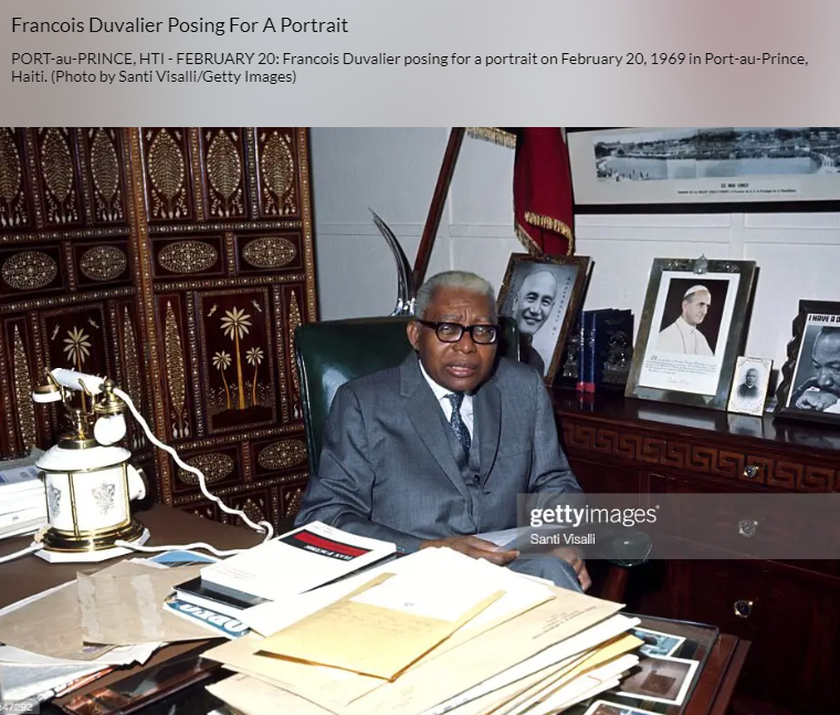 2022-11-27 18_15_32-Francois Duvalier posing for a portrait on February 20, 1969 in