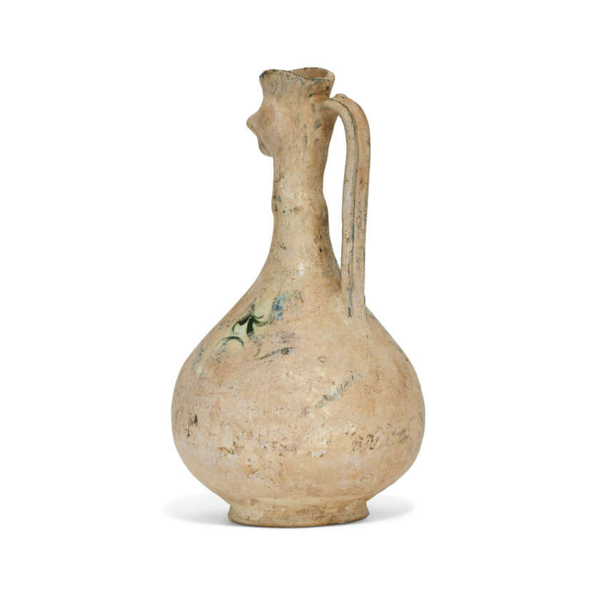 Umayyad or Abbasid Unglazed Jug, with an Animal Spout
