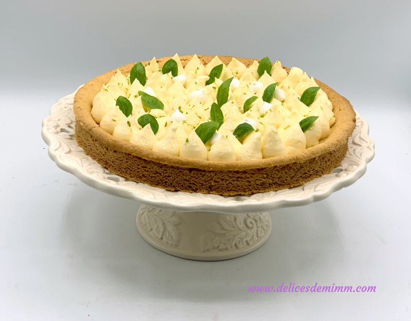 Tarte au citron sur sablé breton