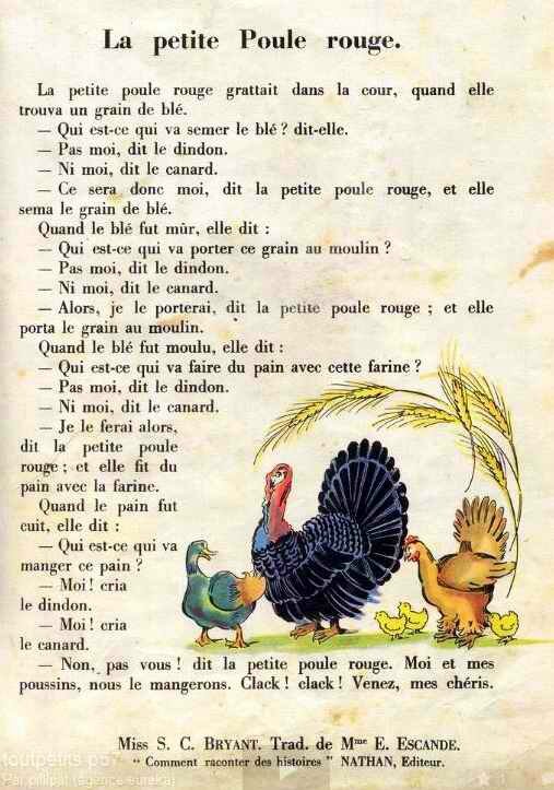 La petite poule rouge