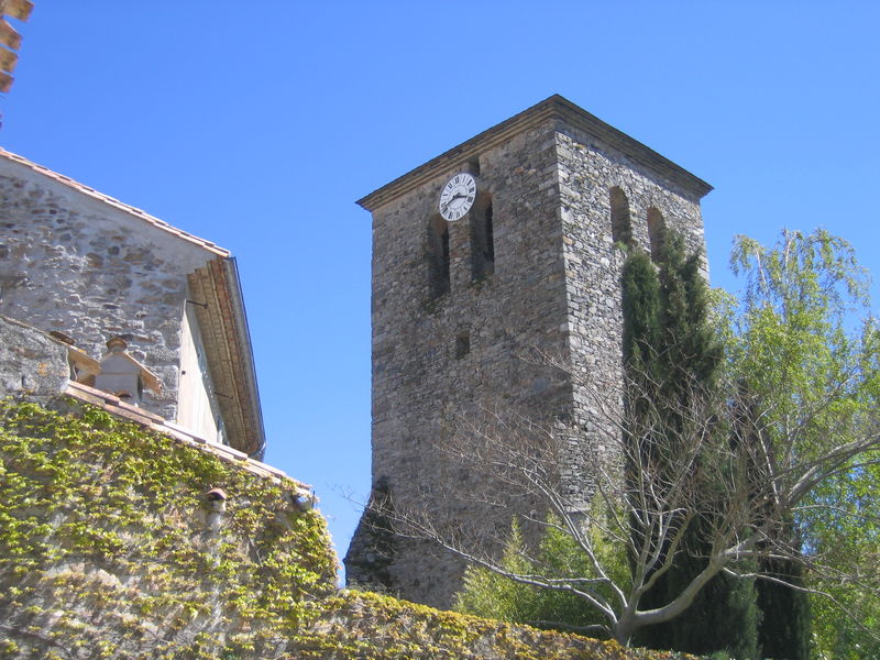 Saissac : le clocher du village