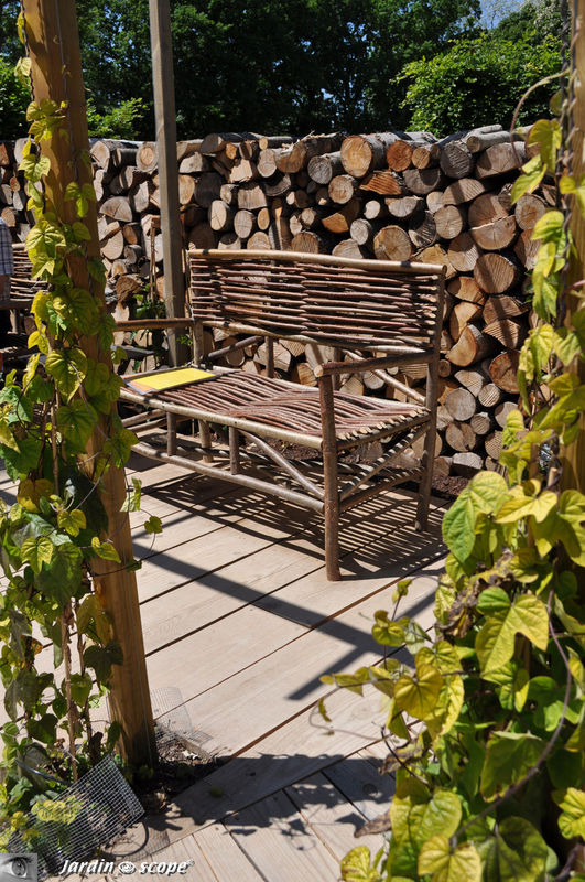 Banc en châtaignier (Chaumont 2010)