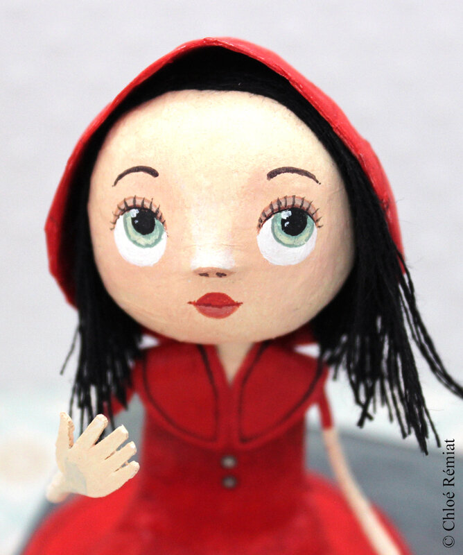 Chaperon rouge sur son livre de contes etsy 3