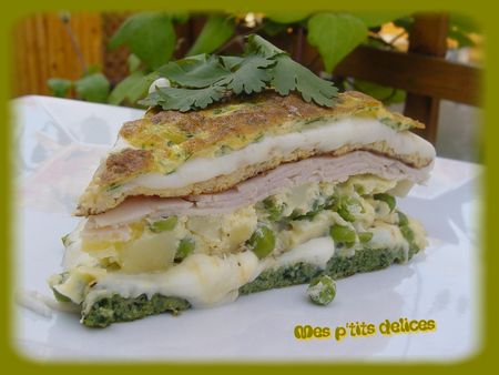 Tortilla du jardin recettes legumes Petits pois du jardin comme je les fais...