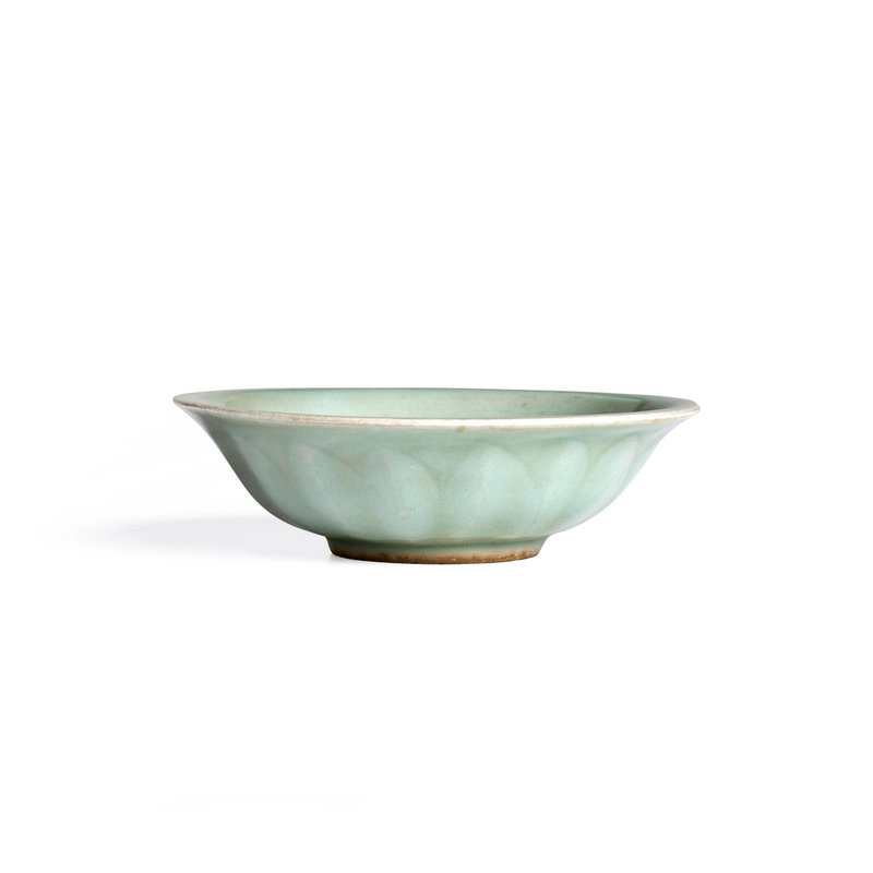 A Longquan celadon 'Lotus' saucer dish, Southern Song dynasty (1127-1279)