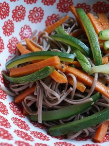 salade soba carotte courgette