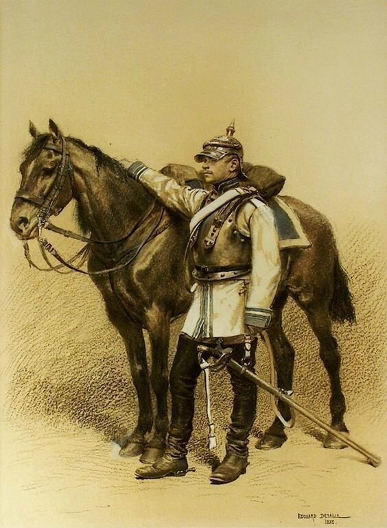 Detaille, cuirassier prussien